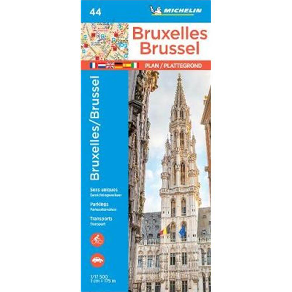 Michelin Brussels Map 44 (Paperback)